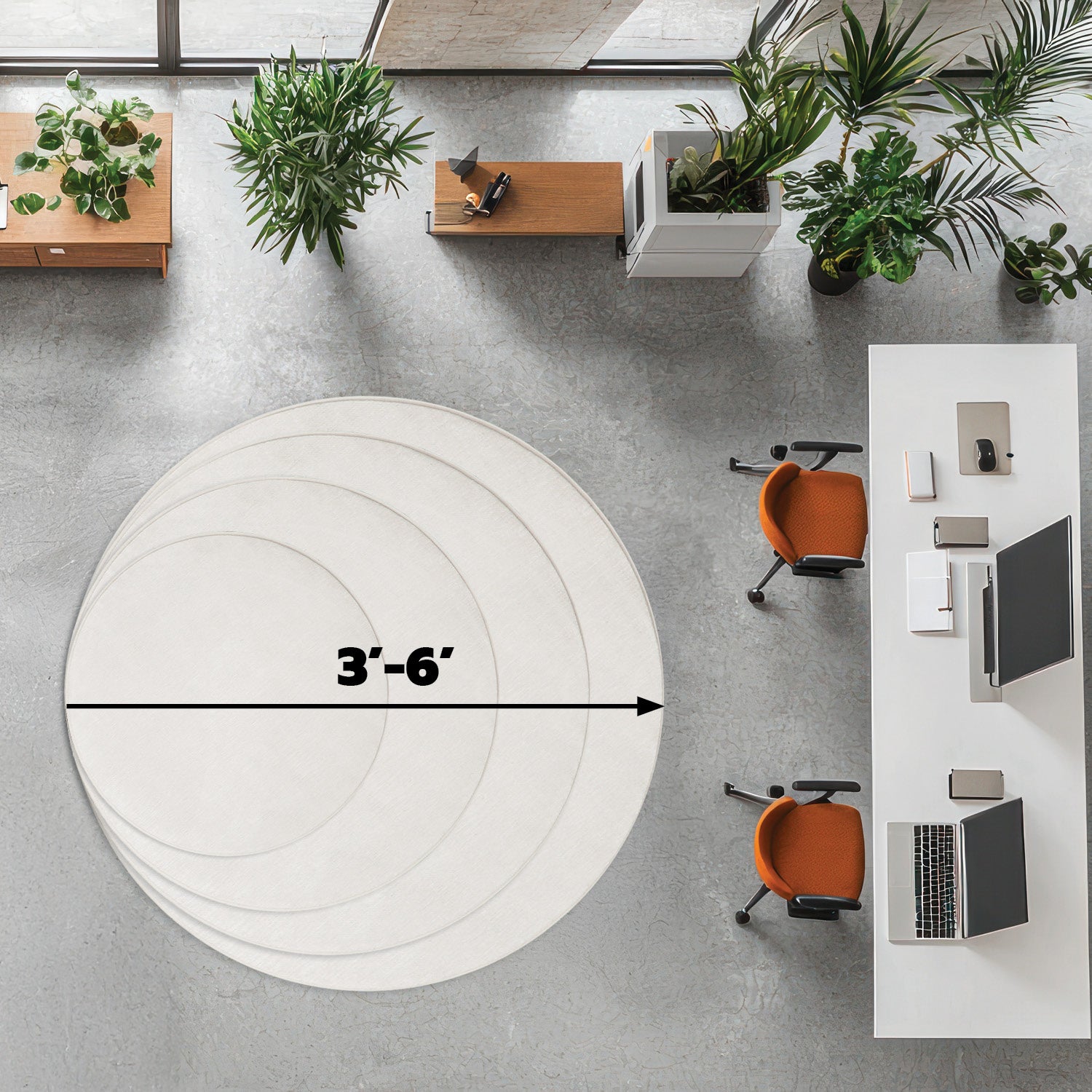 Custom Printed Circle/Square Rug
